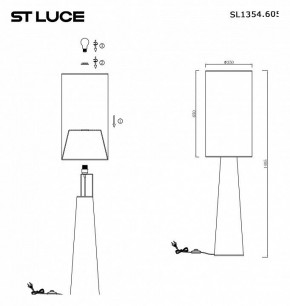 Торшер ST-Luce Jackie SL1354.605.01 в Ялуторовске - yalutorovsk.mebel24.online | фото 5