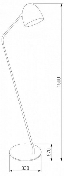 Торшер TK Lighting Soho 5037 Soho Black в Ялуторовске - yalutorovsk.mebel24.online | фото 2