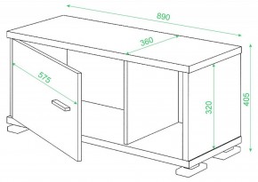 Тумба комбинированная Домино нельсон СБ-30/1 в Ялуторовске - yalutorovsk.mebel24.online | фото 2