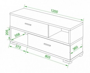 Тумба комбинированная Домино нельсон СБ-40/2 в Ялуторовске - yalutorovsk.mebel24.online | фото 2