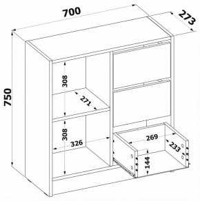 Тумба комбинированная Т-1 в Ялуторовске - yalutorovsk.mebel24.online | фото 4
