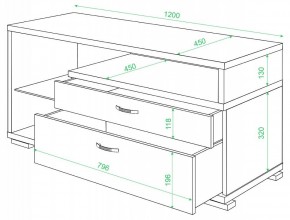 Тумба под ТВ Домино ТК-10М в Ялуторовске - yalutorovsk.mebel24.online | фото 2