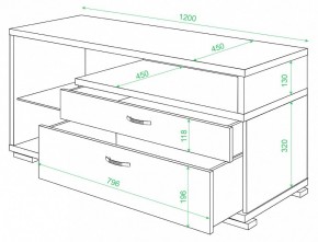 Тумба под ТВ Домино ТК-10М в Ялуторовске - yalutorovsk.mebel24.online | фото 2