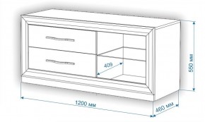 Тумба под ТВ Нобиле КА120 в Ялуторовске - yalutorovsk.mebel24.online | фото 2