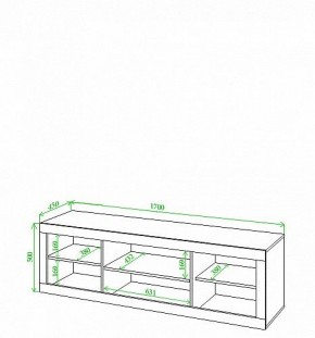 Тумба под ТВ Toivo Кон170 в Ялуторовске - yalutorovsk.mebel24.online | фото 2