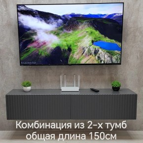 Тумба подвесная под ТВ LINES MTV1-MA 750 Темно-серый (Графит-M 10.1.25) в Ялуторовске - yalutorovsk.mebel24.online | фото 10