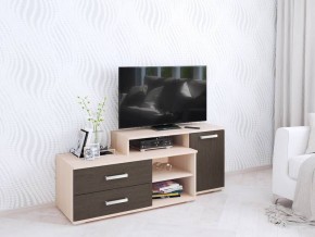 Тумба ТВ Парус-3 венге/дуб молочный в Ялуторовске - yalutorovsk.mebel24.online | фото