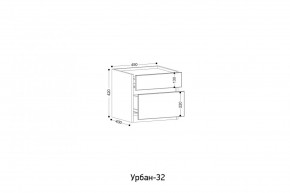 УРБАН- 32 Тумба в Ялуторовске - yalutorovsk.mebel24.online | фото 2