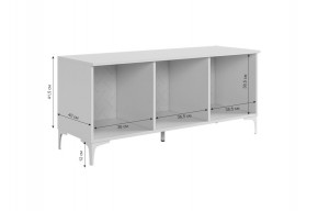 ЗЕФИР Гостиная К1 (белое дерево/белый муар) в Ялуторовске - yalutorovsk.mebel24.online | фото 4